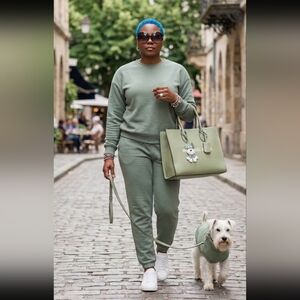 Michael Kors Light Sage Green "MIRELLA" Tote